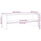 vidaXL Έπιπλο Τηλεόρασης Γκρι Sonoma 100x40x40 εκ. από Επεξεργ. Ξύλο