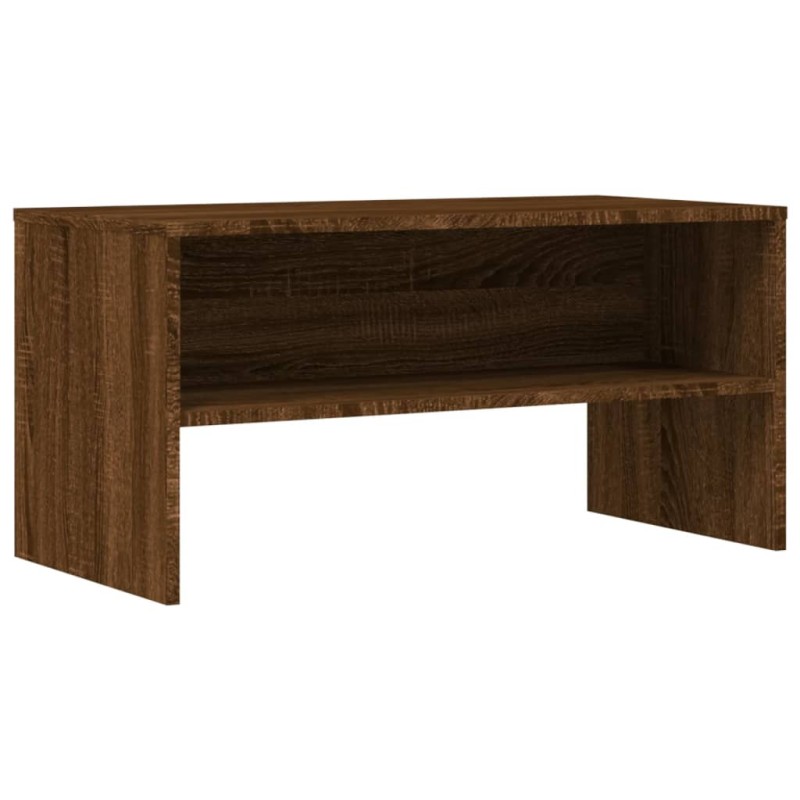 vidaXL Έπιπλο Τηλεόρασης Καφέ Δρυς 80x40x40 εκ. Επεξεργασμένο Ξύλο