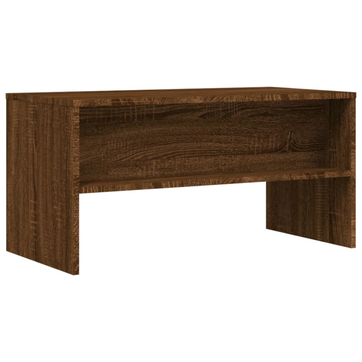 vidaXL Έπιπλο Τηλεόρασης Καφέ Δρυς 80x40x40 εκ. Επεξεργασμένο Ξύλο