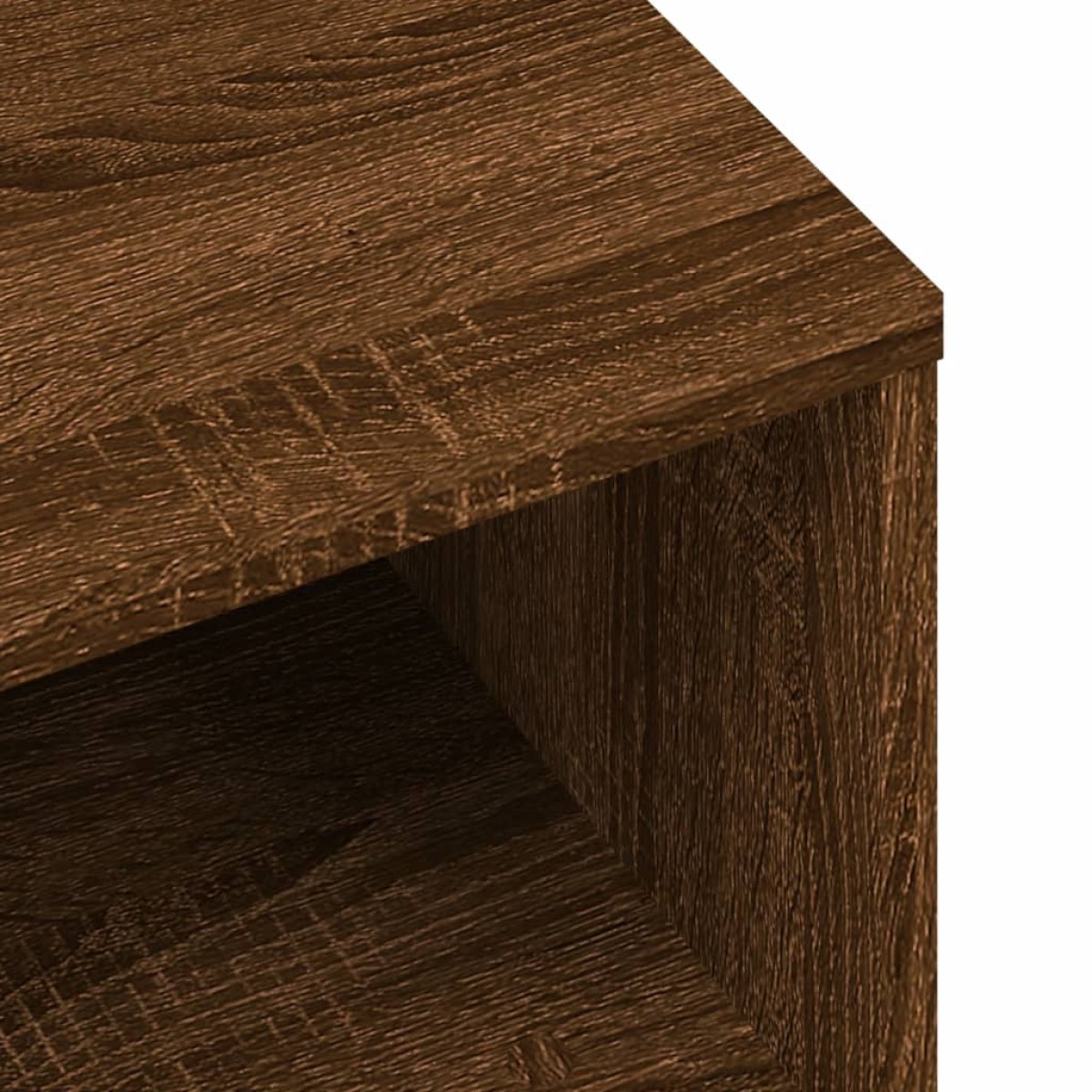 vidaXL Έπιπλο Τηλεόρασης Καφέ Δρυς 80x40x40 εκ. Επεξεργασμένο Ξύλο