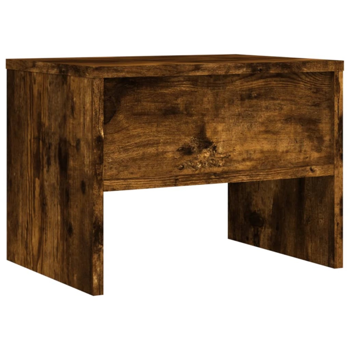 vidaXL Κομοδίνα 2 Τεμ. Καπνιστή Δρυς 40x30x30 εκ. από Επεξεργ. Ξύλο