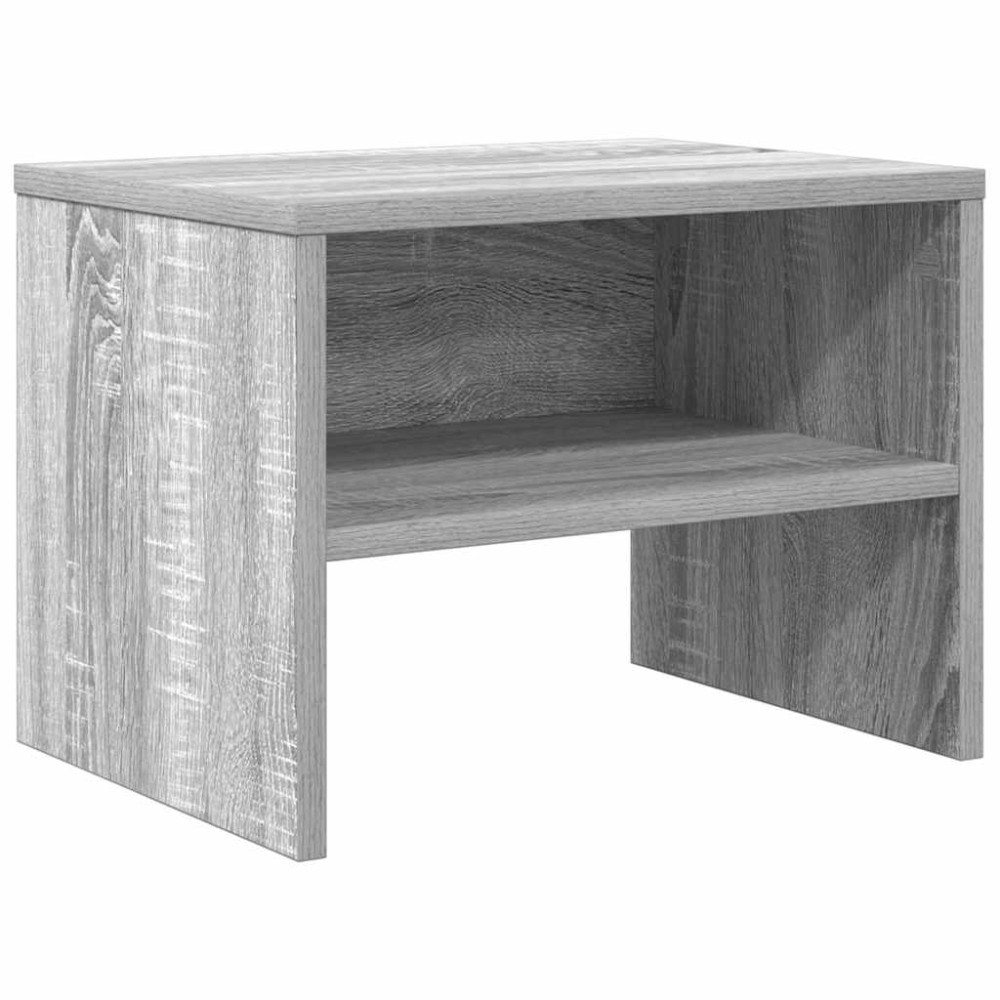 vidaXL Κομοδίνο Γκρι Sonoma 40x30x30 εκ. από Επεξεργασμένο Ξύλο