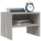 vidaXL Κομοδίνα 2 Τεμ. Γκρι Sonoma 40x30x30 εκ. από Επεξεργασμένο Ξύλο