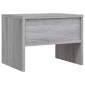 vidaXL Κομοδίνα 2 Τεμ. Γκρι Sonoma 40x30x30 εκ. από Επεξεργασμένο Ξύλο