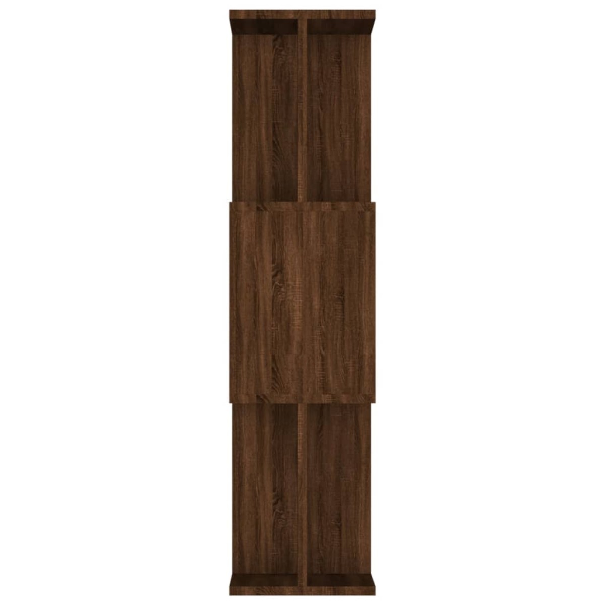 vidaXL Βιβλιοθήκη/Διαχωρ. Χώρου Καφέ Δρυς 80x24x96 εκ. Επεξεργ. Ξύλο