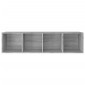 vidaXL Βιβλιοθήκη/Έπιπλο Τηλεόρασης Γκρι Sonoma 36x30x143εκ Επεξ. Ξύλο