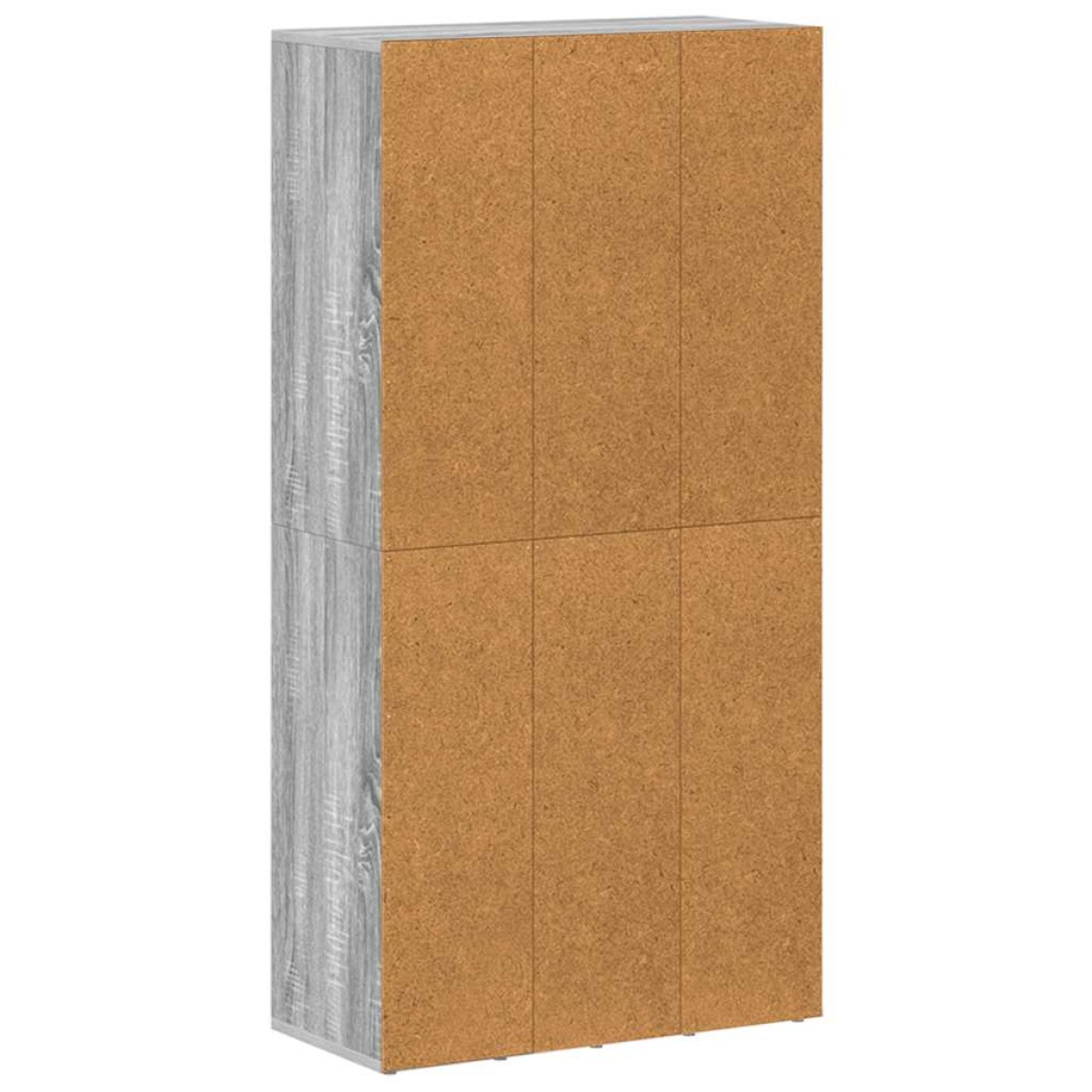 vidaXL Βιβλιοθήκη/Βοηθητικό Ντουλάπι Γκρι sonoma 66x30x130εκ Επεξ Ξύλο