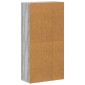 vidaXL Βιβλιοθήκη/Βοηθητικό Ντουλάπι Γκρι sonoma 66x30x130εκ Επεξ Ξύλο
