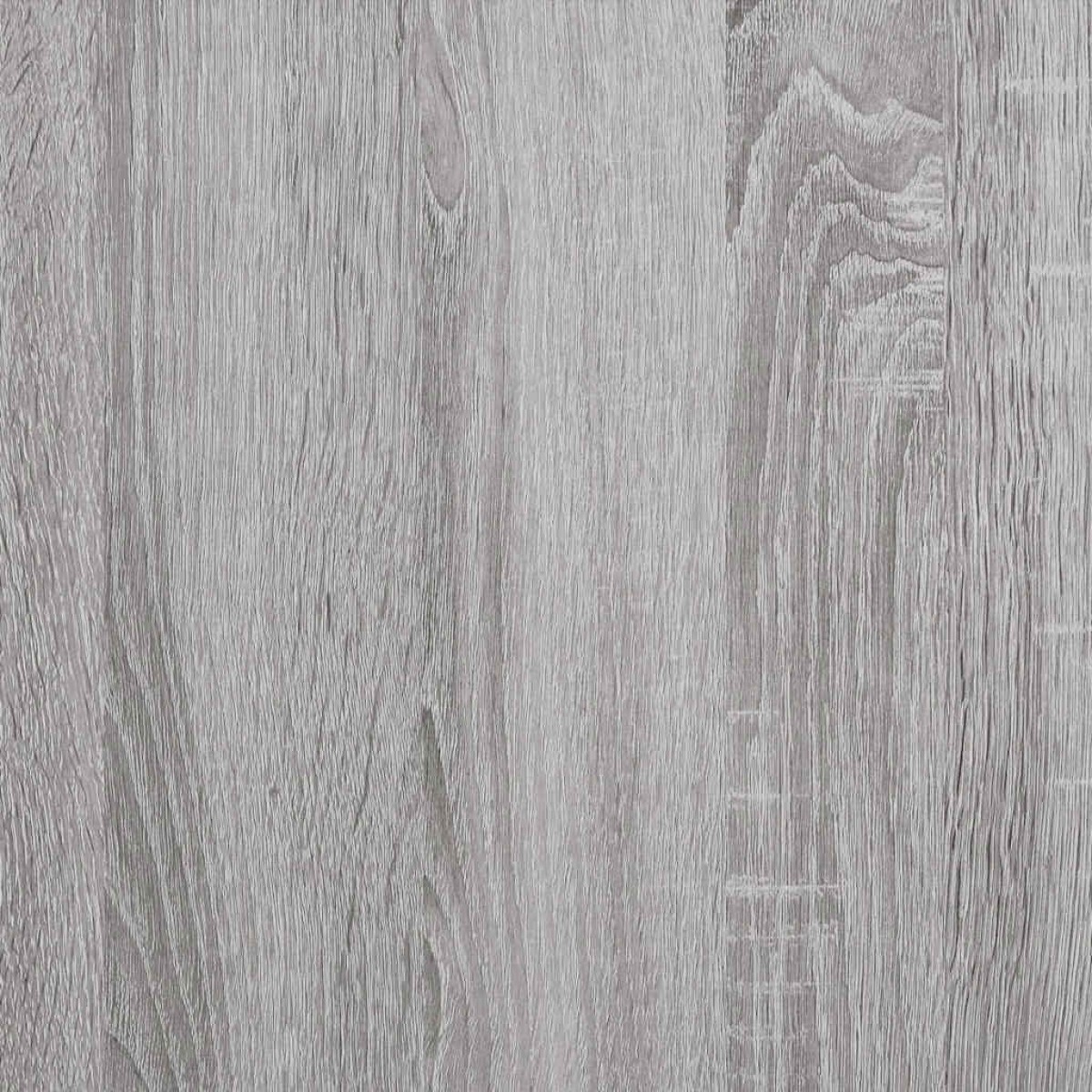vidaXL Έπιπλο Τηλεόρασης με Ροδάκια Γκρι Sonoma 90x35x35 εκ Επεξ. Ξύλο