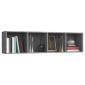 vidaXL Βιβλιοθήκη/Έπιπλο Τηλεόρασης Γκρι sonoma 143x30x36εκ Επεξ. Ξύλο