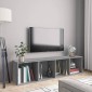 vidaXL Βιβλιοθήκη/Έπιπλο Τηλεόρασης Γκρι sonoma 143x30x36εκ Επεξ. Ξύλο