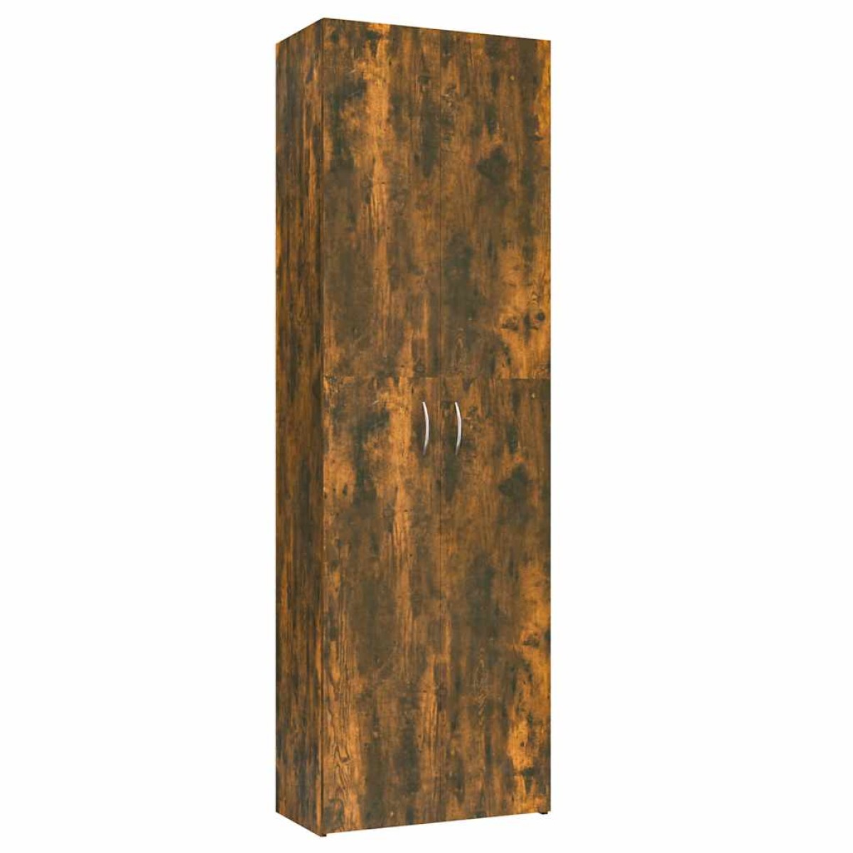 vidaXL Ντουλάπα Γραφείου Καπνιστή Δρυς 60x32x190 εκ. από Επεξεργ. Ξύλο