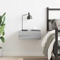 vidaXL Κομοδίνο Κρεμαστό Γκρι Sonoma 40x30x15 εκ. Επεξεργασμένο Ξύλο