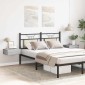vidaXL Κομοδίνα Κρεμαστά 2 τεμ. Γκρι Sonoma 40x30x15εκ. Επεξεργ. Ξύλο