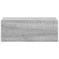vidaXL Κομοδίνα Κρεμαστά 2 τεμ. Γκρι Sonoma 40x30x15εκ. Επεξεργ. Ξύλο