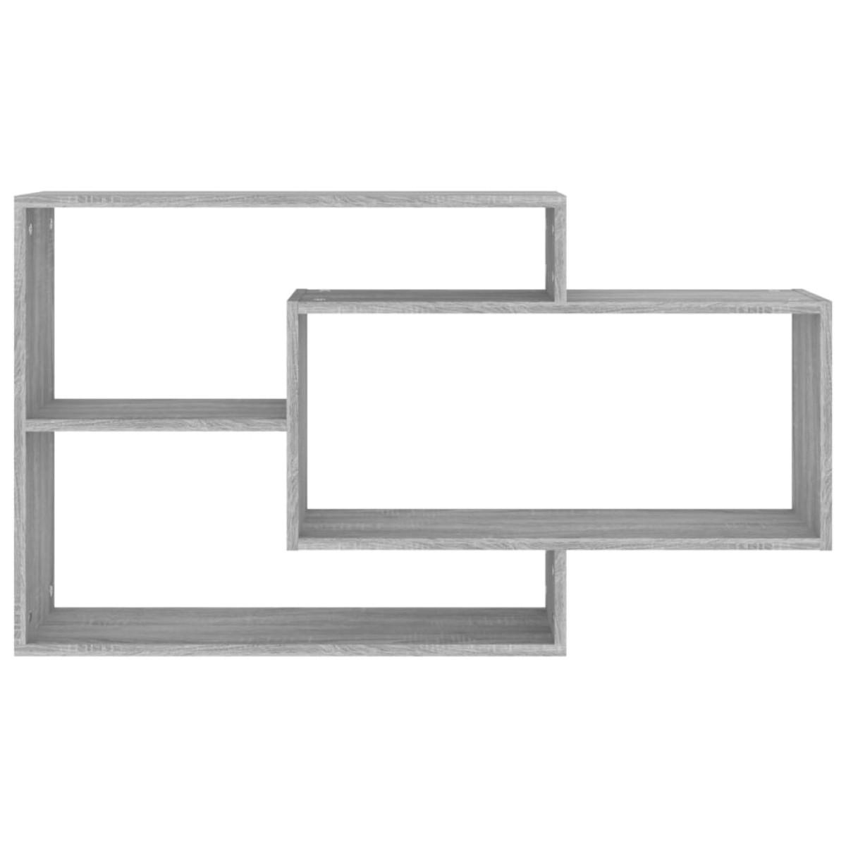 vidaXL Ράφι Τοίχου Γκρι Sonoma 104x20x58,5 εκ. από Επεξεργασμένο Ξύλο