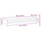 vidaXL Βάση Οθόνης Γκρι Sonoma 100x24x13 εκ. από Επεξεργασμένο Ξύλο