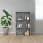 vidaXL Βιβλιοθήκη/Βοηθητικό Ντουλάπι Γκρι sonoma 66x30x98εκ. Επεξ Ξύλο