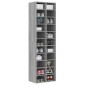 vidaXL Παπουτσοθήκη Γκρι Sonoma 54 x 34 x 183 εκ. Επεξεργασμένο Ξύλο