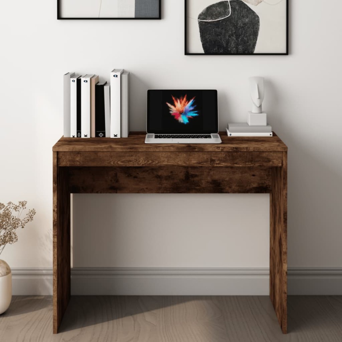 vidaXL Γραφείο Καπνιστή Δρυς 90 x 40 x 72 εκ. από Επεξεργασμένο Ξύλο