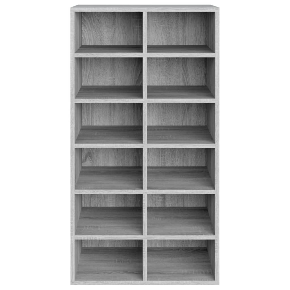vidaXL Παπουτσοθήκη Γκρι Sonoma 54x34x100,5 εκ. από Επεξεργασμένο Ξύλο