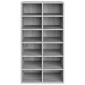 vidaXL Παπουτσοθήκη Γκρι Sonoma 54x34x100,5 εκ. από Επεξεργασμένο Ξύλο