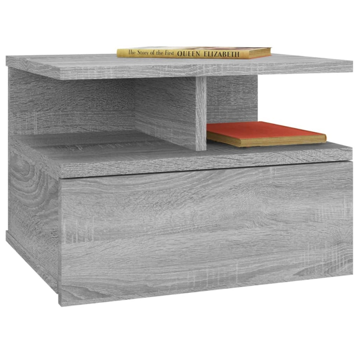 vidaXL Κομοδίνο Κρεμαστό Γκρι Sonoma 40x31x27 εκ. Επεξεργασμένο Ξύλο