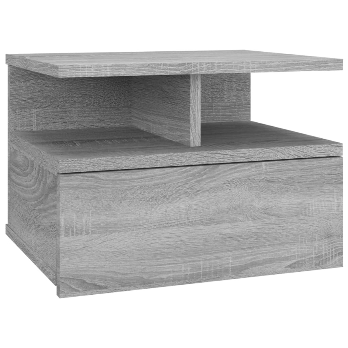 vidaXL Κομοδίνα Κρεμαστά 2 τεμ. Γκρι sonoma 40x31x27 εκ. Επεξεργ. Ξύλο