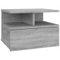 vidaXL Κομοδίνα Κρεμαστά 2 τεμ. Γκρι sonoma 40x31x27 εκ. Επεξεργ. Ξύλο