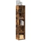 vidaXL Ντουλάπια CD 2 τεμ. Καπν. Δρυς 21x16x93,5 εκ Επεξεργασμένο Ξύλο