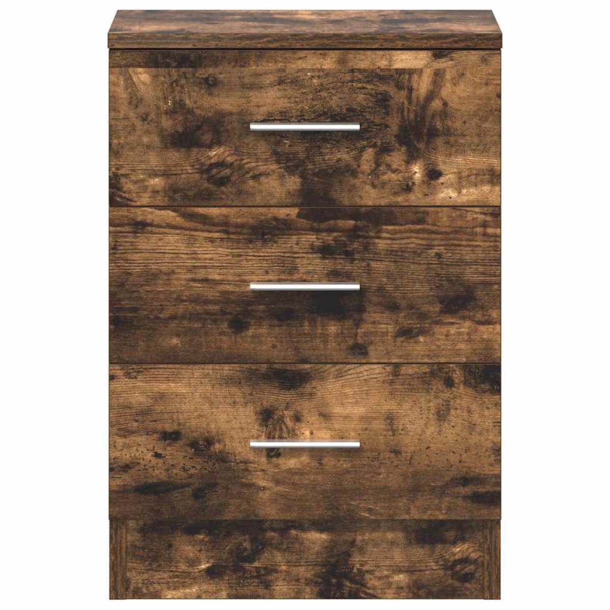 vidaXL Κομοδίνο Καπνιστή Δρυς 38 x 35 x 56 εκ. από Επεξεργασμένο Ξύλο