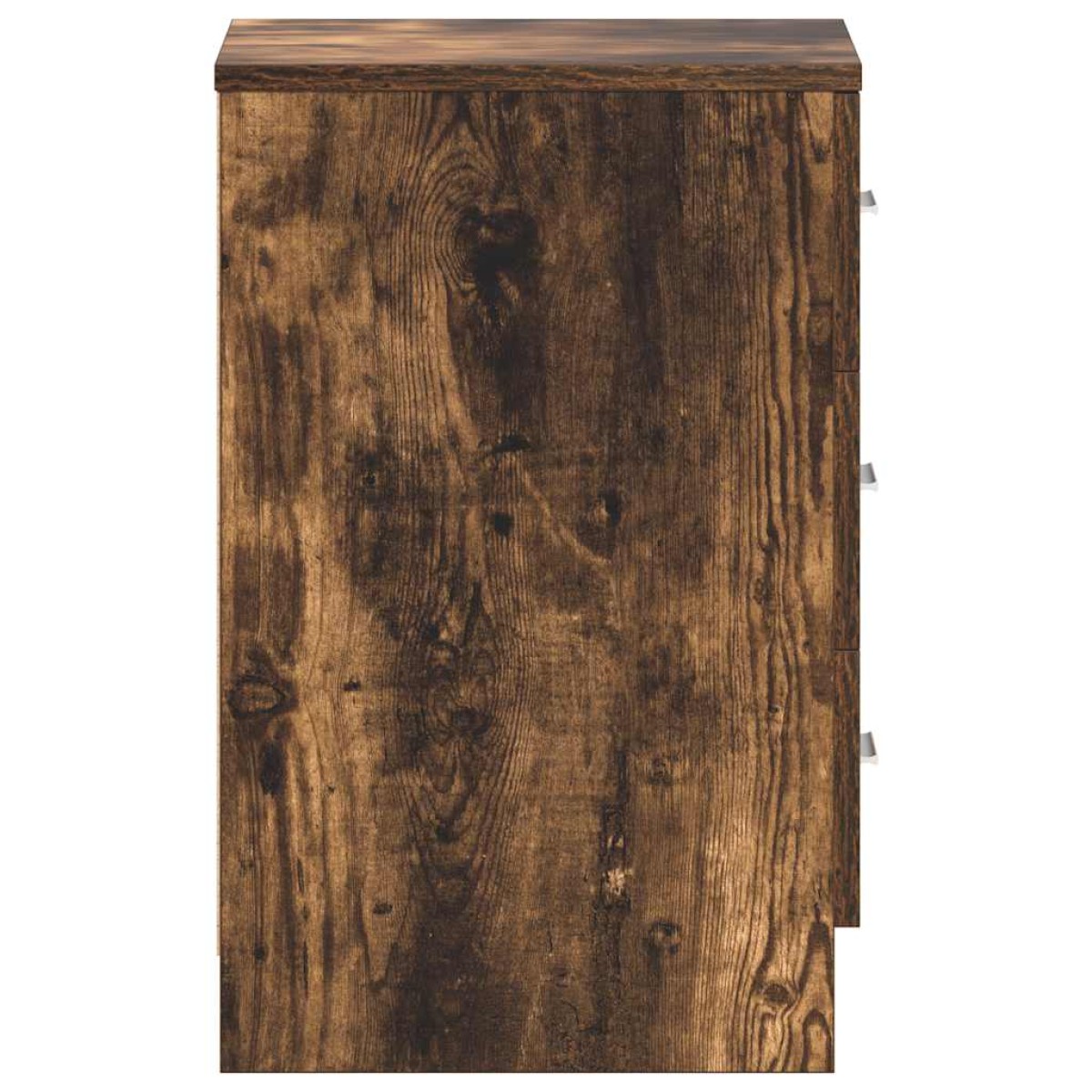 vidaXL Κομοδίνο Καπνιστή Δρυς 38 x 35 x 56 εκ. από Επεξεργασμένο Ξύλο