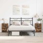vidaXL Κομοδίνα 2 Τεμ. Καπνιστή Δρυς 38x35x56 εκ. από Επεξεργ. Ξύλο