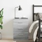 vidaXL Κομοδίνο Γκρι Sonoma 38x35x56 εκ. από Επεξεργασμένο Ξύλο