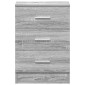 vidaXL Κομοδίνο Γκρι Sonoma 38x35x56 εκ. από Επεξεργασμένο Ξύλο