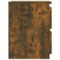 vidaXL Κομοδίνο Καπνιστή βελανιδιά 30x30x40 εκ. από Επεξεργασμένο Ξύλο