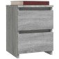 vidaXL Κομοδίνο Γκρι Sonoma 30 x 30 x 40 εκ. από Επεξεργασμένο Ξύλο