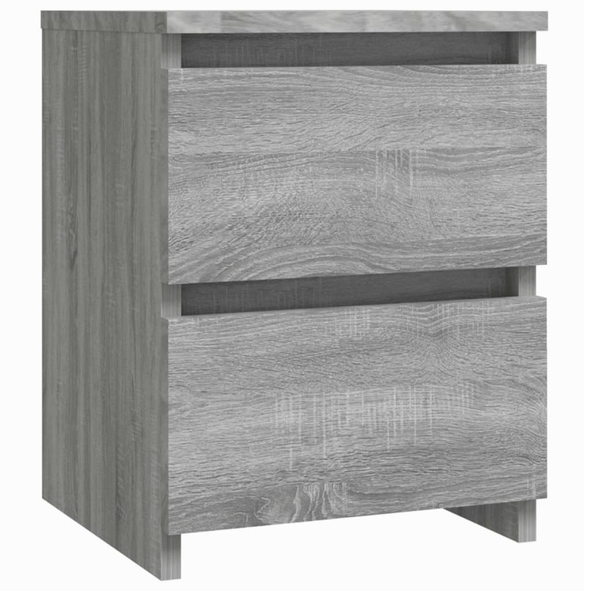vidaXL Κομοδίνα 2 Τεμ. Γκρι Sonoma 30x30x40 εκ. από Επεξεργασμένο Ξύλο