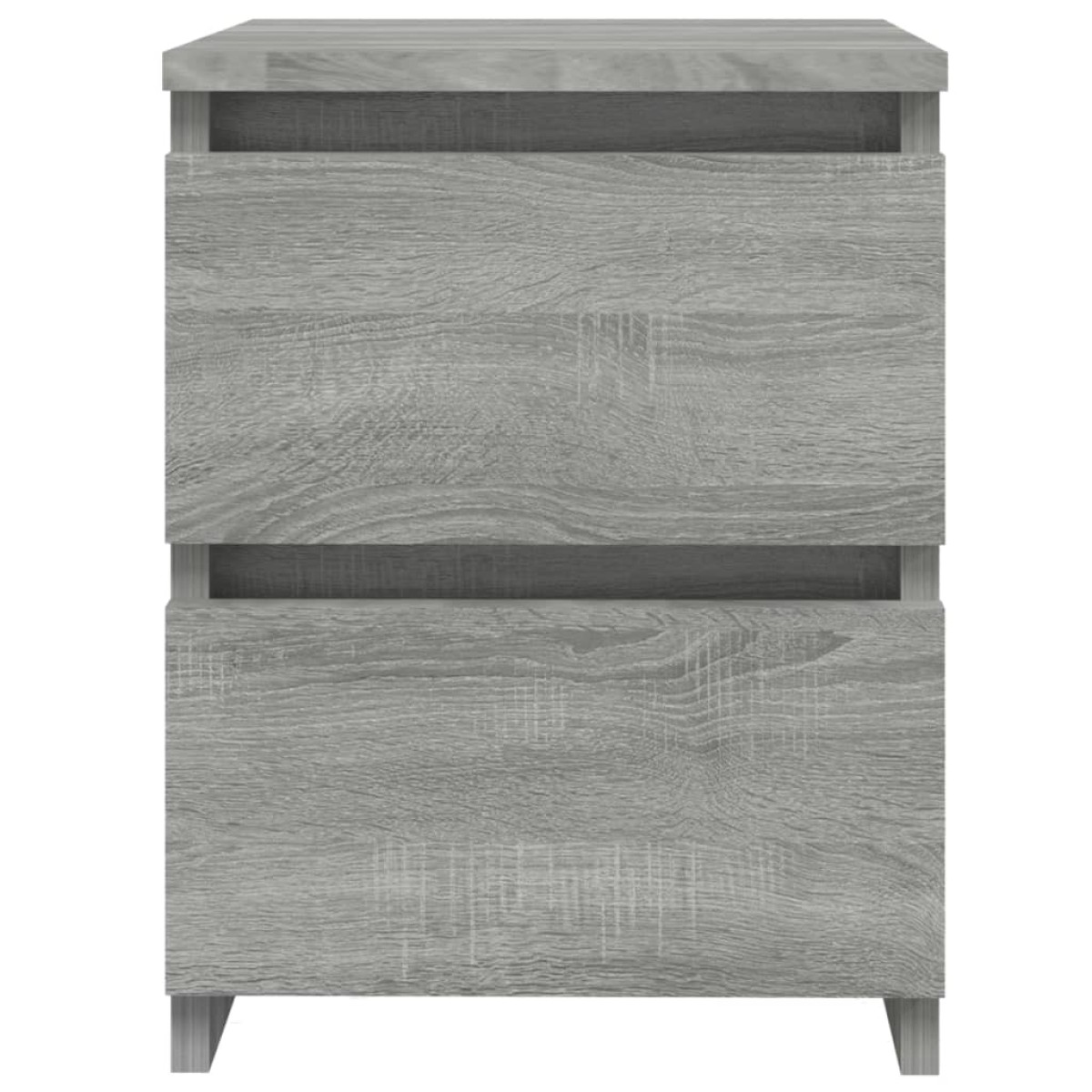 vidaXL Κομοδίνα 2 Τεμ. Γκρι Sonoma 30x30x40 εκ. από Επεξεργασμένο Ξύλο
