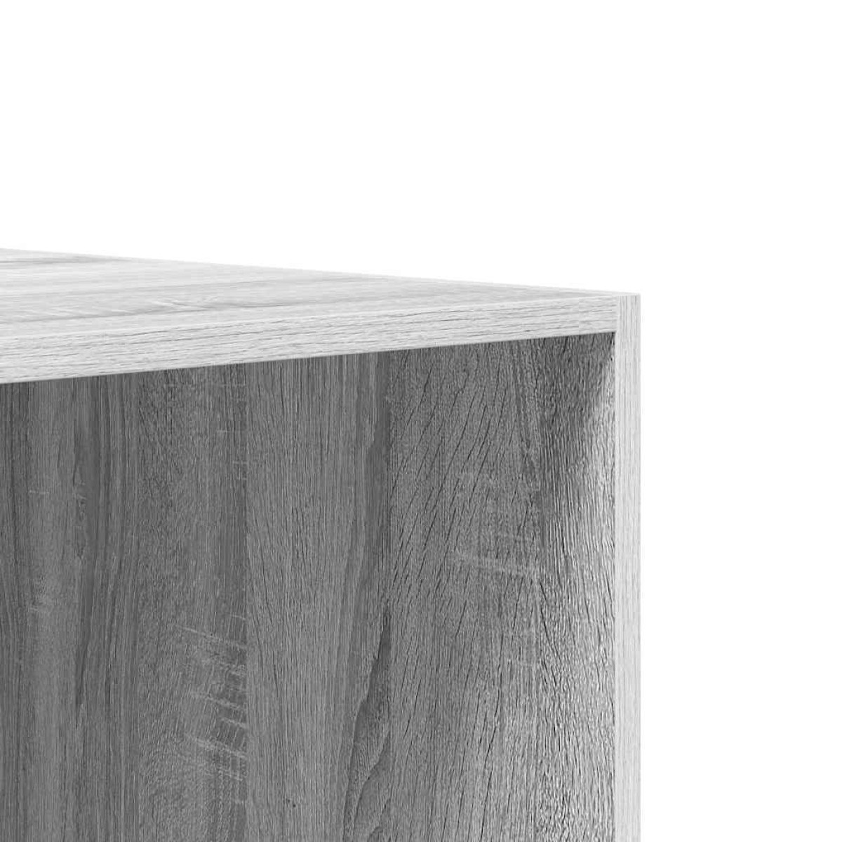 vidaXL Ντουλάπα Γκρι Sonoma 100x50x200 εκ. από Επεξεργασμένο Ξύλο