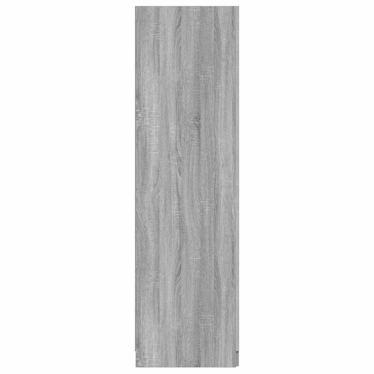 vidaXL Ντουλάπα Γκρι Sonoma 80 x 52 x 180 εκ. από Επεξεργασμένο Ξύλο