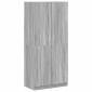vidaXL Ντουλάπα Γκρι Sonoma 90 x 52 x 200 εκ. από Επεξεργασμένο Ξύλο