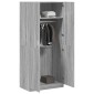 vidaXL Ντουλάπα Γκρι Sonoma 90 x 52 x 200 εκ. από Επεξεργασμένο Ξύλο