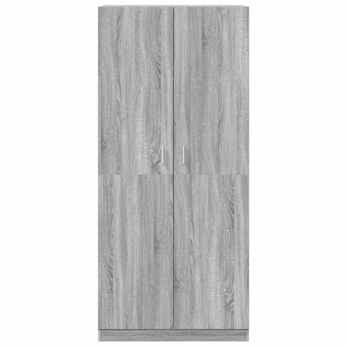 vidaXL Ντουλάπα Γκρι Sonoma 90 x 52 x 200 εκ. από Επεξεργασμένο Ξύλο