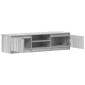 vidaXL Έπιπλο Τηλεόρασης Γκρι Sonoma 140x40x35,5 εκ. από Επεξεργ. Ξύλο
