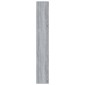 vidaXL Βιβλιοθήκη Γκρι Sonoma 155 x 24 x 160 εκ.