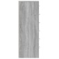 vidaXL Ντουλάπι με 6 Συρτάρια Γκρι Sonoma 50x34x96 εκ. Επεξεργ. Ξύλο