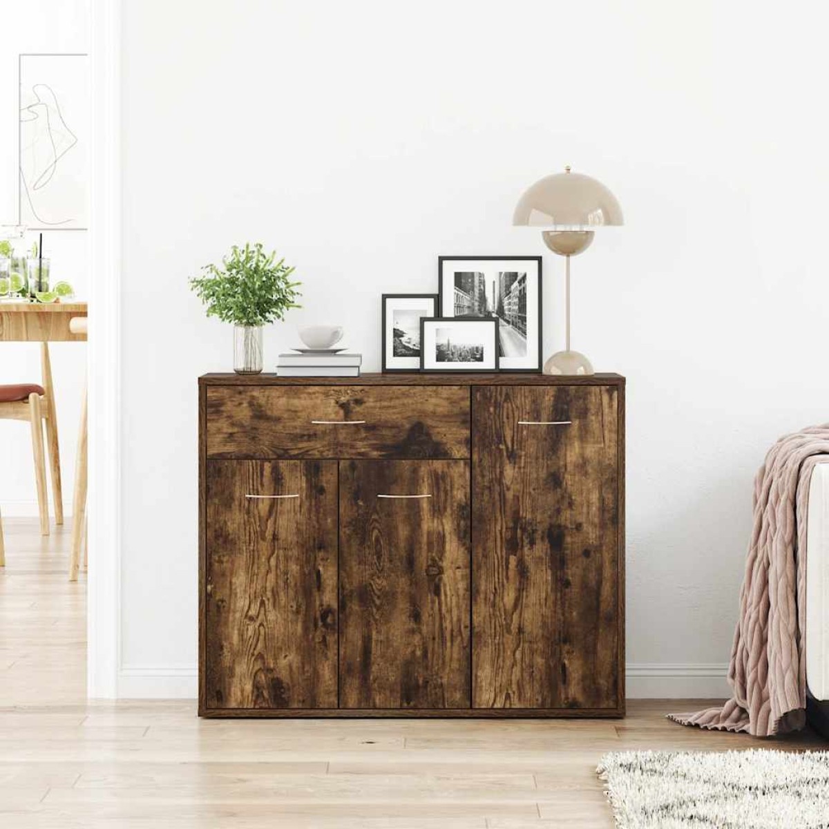 vidaXL Ντουλάπι Καπνιστή Δρυς 88 x 30 x 70 εκ. από Επεξεργασμένο Ξύλο