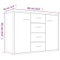 vidaXL Ντουλάπι Καπνιστή Δρυς 88 x 30 x 65 εκ. από Επεξεργασμένο Ξύλο