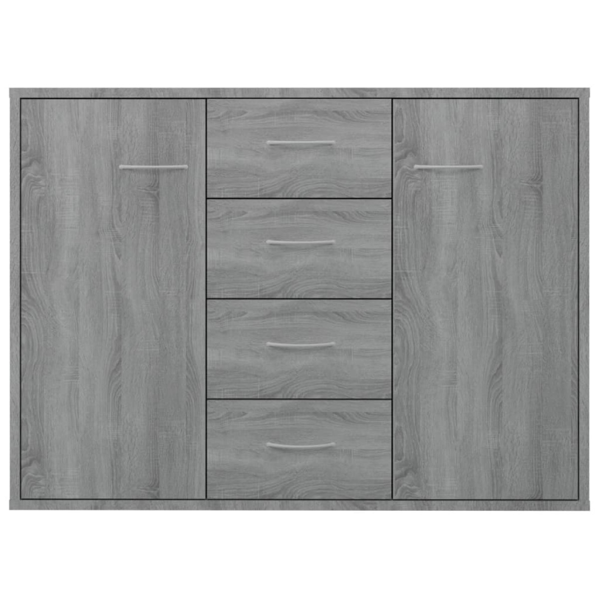 vidaXL Ντουλάπι Γκρι Sonoma 88x30x65 εκ. από Επεξεργασμένο Ξύλο